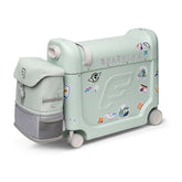 Stokke Jetkids BedBox + Crew Backpack Travel Bundle-Green_1 - ANB Baby